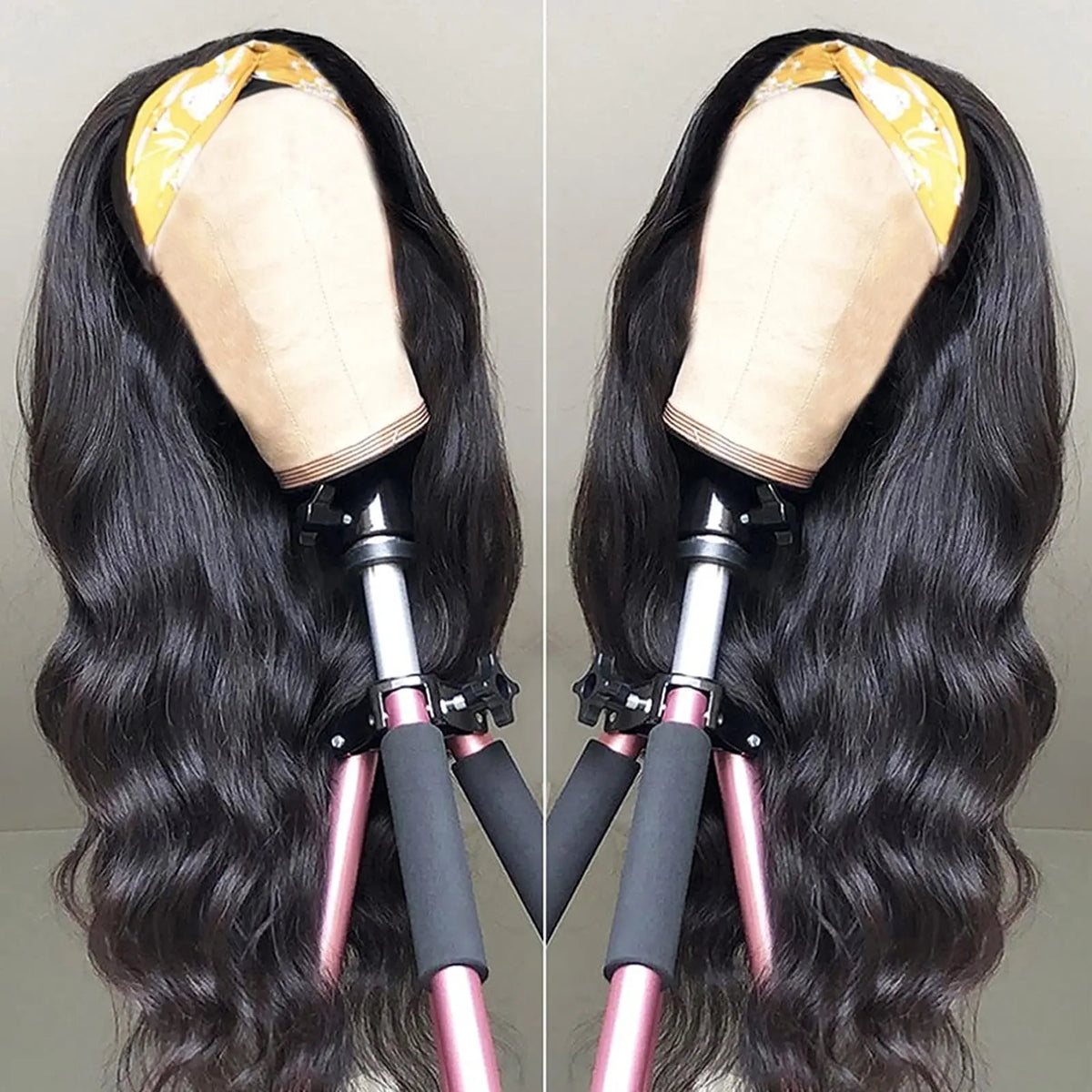 Body wave Headband Wig 250% Human Hair Wigs For Women Brazilian Straight Wig 8"-34" Remy Human Hair Wig 200% Machine Made Wig