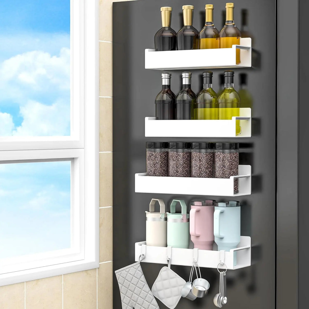 Magnetisches Gewürzregal für Kühlschrank & Küche