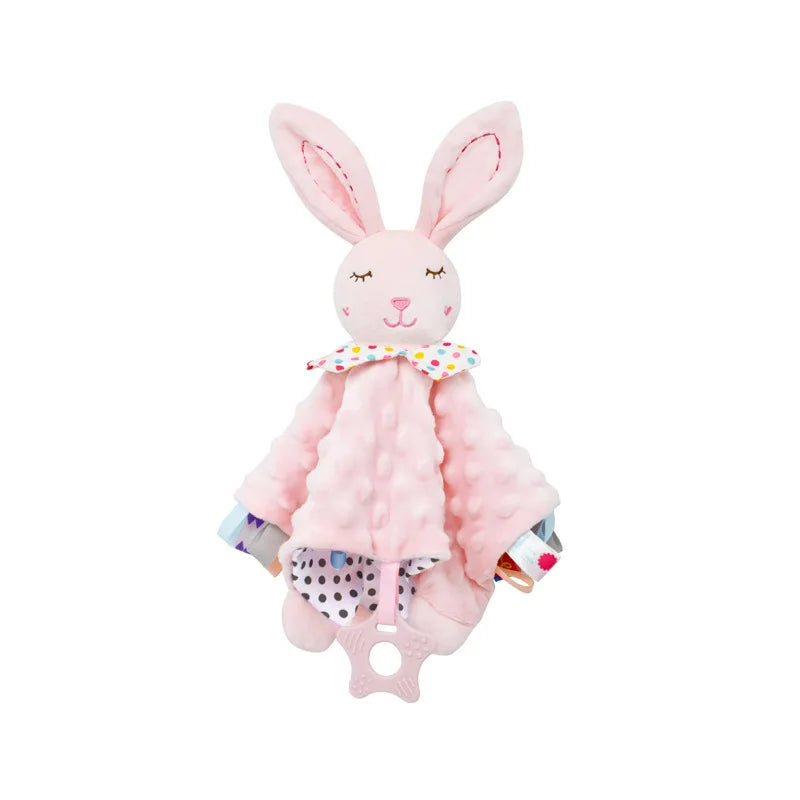 Elefanten-Schmusetuch für Babys, weiches Beruhigungstuch, Baby-Rassel, Tierspielzeug, Einschlaftuch, beruhigend und tröstend, zum Hängen, für Kleinkinder