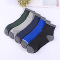 5Pairs/lot  Men's Socks Cotton Basketball Running Sports Socks High Quality Comfortable Breathable New Male Socks