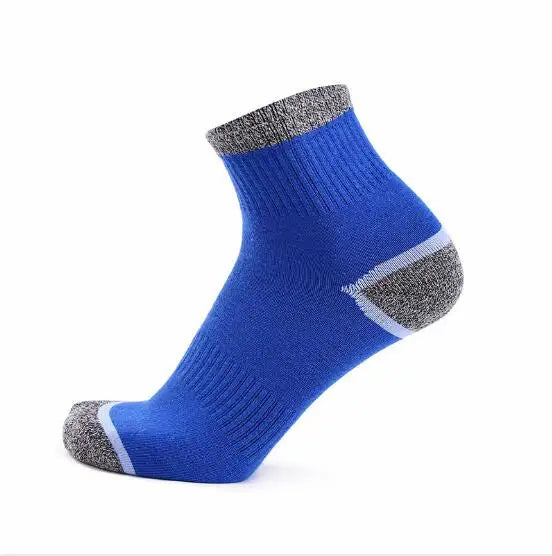 5Pairs/lot  Men's Socks Cotton Basketball Running Sports Socks High Quality Comfortable Breathable New Male Socks