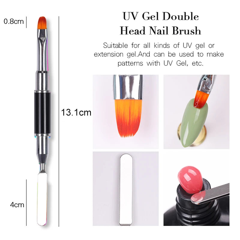 UR SUGAR 15ml Nail Extension Gel Set Acrylic Quick Building Hard Gel For Finger Prolong Form Tips Manicure Extension Tool Kits
