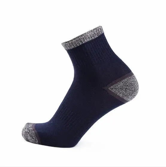 5Pairs/lot  Men's Socks Cotton Basketball Running Sports Socks High Quality Comfortable Breathable New Male Socks
