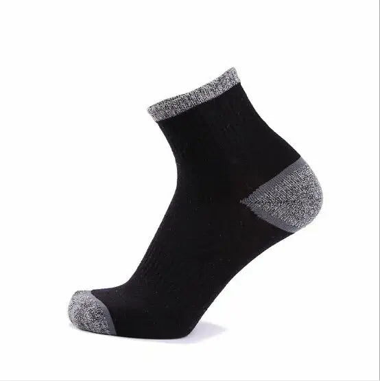 5Pairs/lot  Men's Socks Cotton Basketball Running Sports Socks High Quality Comfortable Breathable New Male Socks
