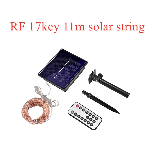 LED Outdoor Solar Lamps10m/20m/30m/50m LEDs String Lights Fairy Holiday Christmas Party Garlands Solar Garden Waterproof Luz
