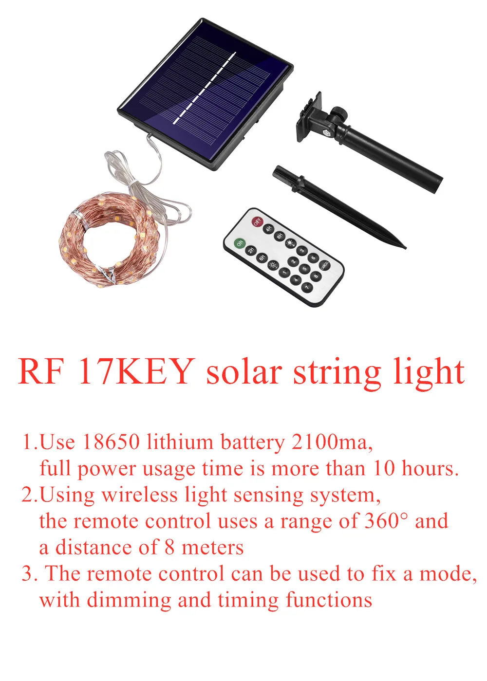 LED Outdoor Solar Lamps10m/20m/30m/50m LEDs String Lights Fairy Holiday Christmas Party Garlands Solar Garden Waterproof Luz