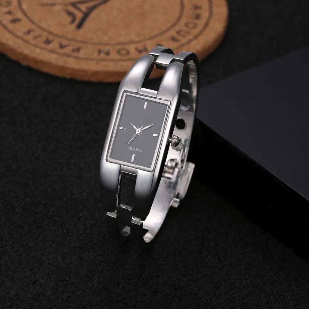 Minimalist Small Dial Women Wristwatch Steel Rectangle Bracelet Ladies Watches Fashion Quartz Clock Dropshipping Reloj Mujer