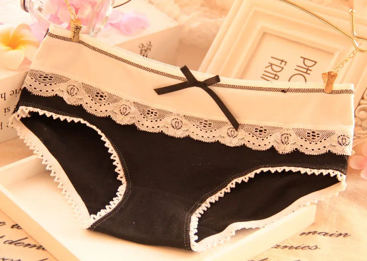 Women's Panties Girls Sexy Panties Lace Panties Cotton Women Underwear Brief Shorts Ladies Female Underwear Breatheable