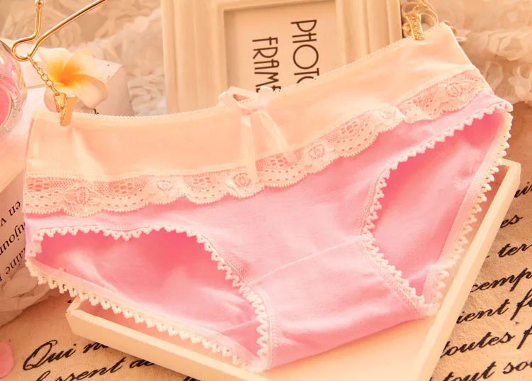 Women's Panties Girls Sexy Panties Lace Panties Cotton Women Underwear Brief Shorts Ladies Female Underwear Breatheable