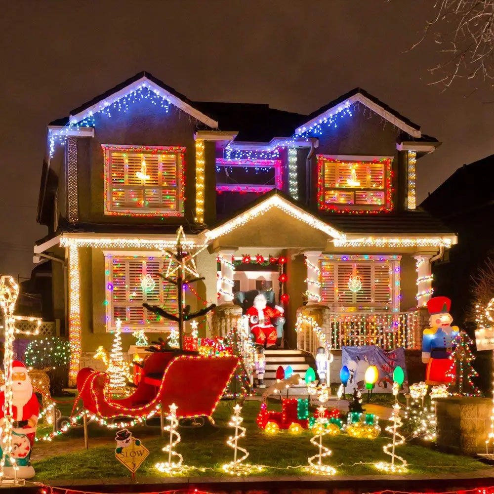 LED Outdoor Solar Lamps10m/20m/30m/50m LEDs String Lights Fairy Holiday Christmas Party Garlands Solar Garden Waterproof Luz