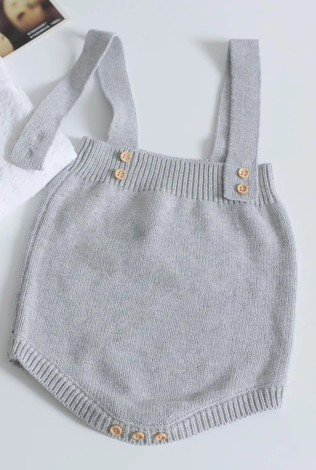 Baby Knitting Rompers Cute Overalls Newborn Baby Girls Boys Clothes Infantil Baby Girl Boy Sleeveless Romper Jumpsuit 0-24months