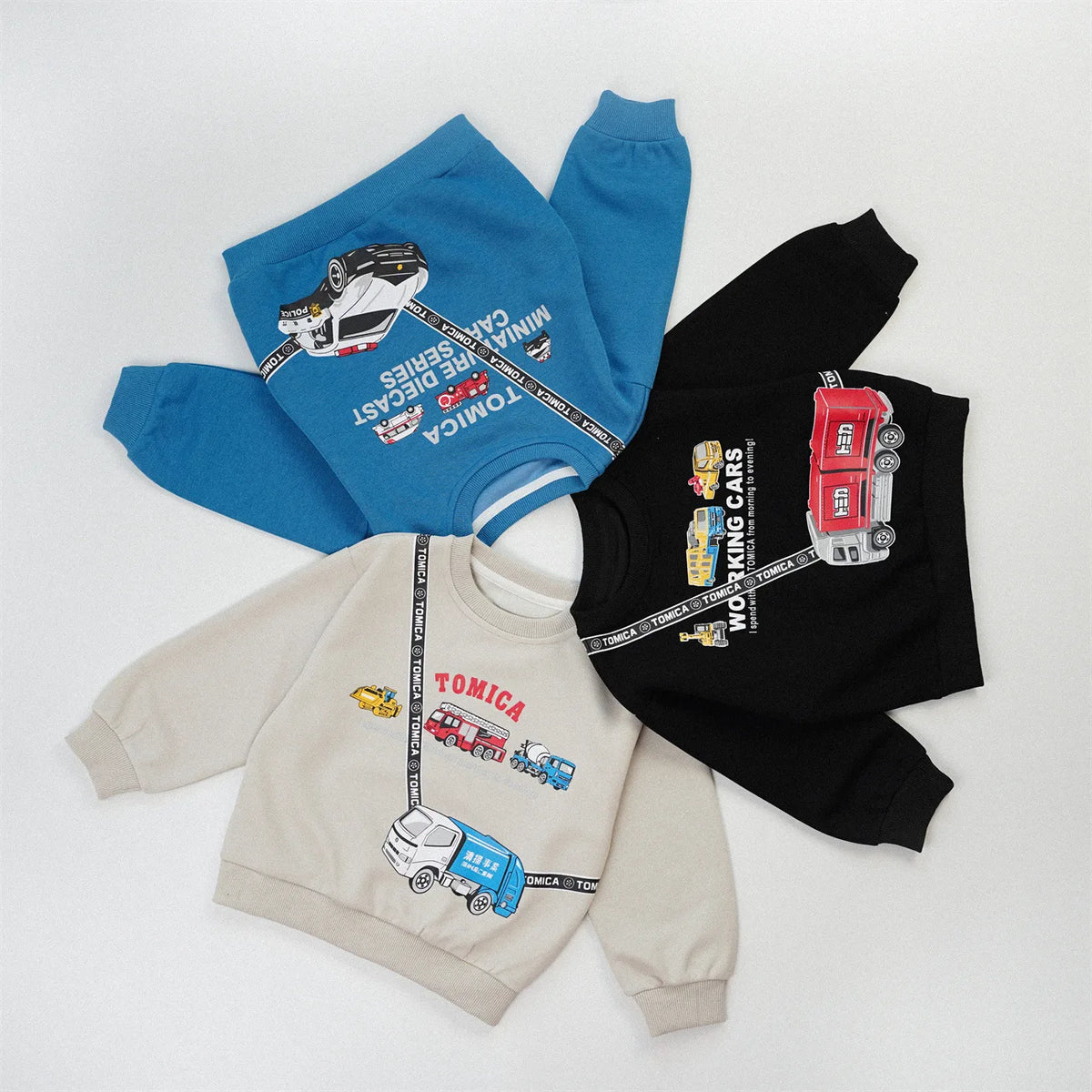 Kids Car Graphic Boy Pullover Hoodie Sweatshirt for Boys Fall Letter Print Top Japanese Cartoon Casual Outwear for