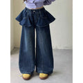 Girls' Jeans 2025 Autumn and Winter Korean New Style Children's Straight Leg Pants Casual and Fashion Kids Pants