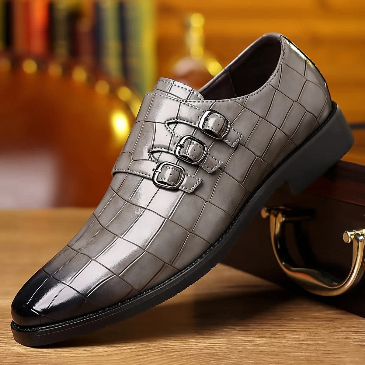 Dress Shoes Men Oxfords Fashion Business Office Men's Shoes Classic Luxury Leather Male Suits Shoes Italian Wedding Shoe