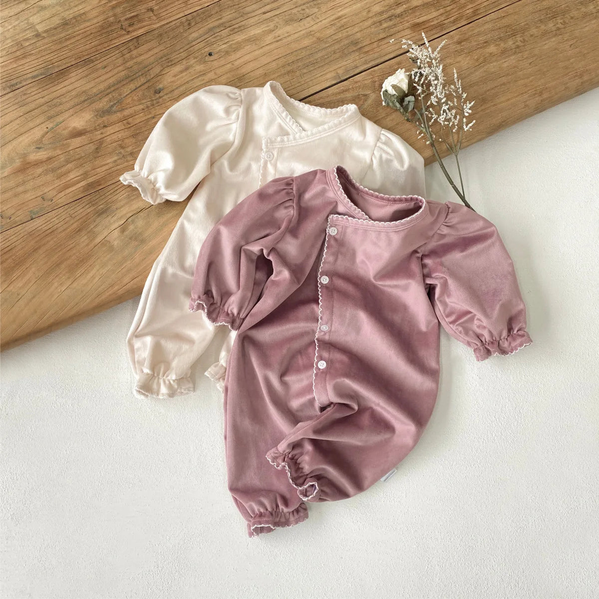 2026 Spring New Baby Girl Romper Cute Newborn Infant Cotton Long Sleeve Jumpsuit Boy Loose Toddler Casual Clothes 0-24M