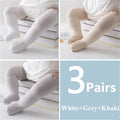 3Pairs/Lot Baby Socks Boys Girls Knee High Kids Frilly Solid Cotton Long Socks Infant Newborn Summer Children Ruffle Cute Socks