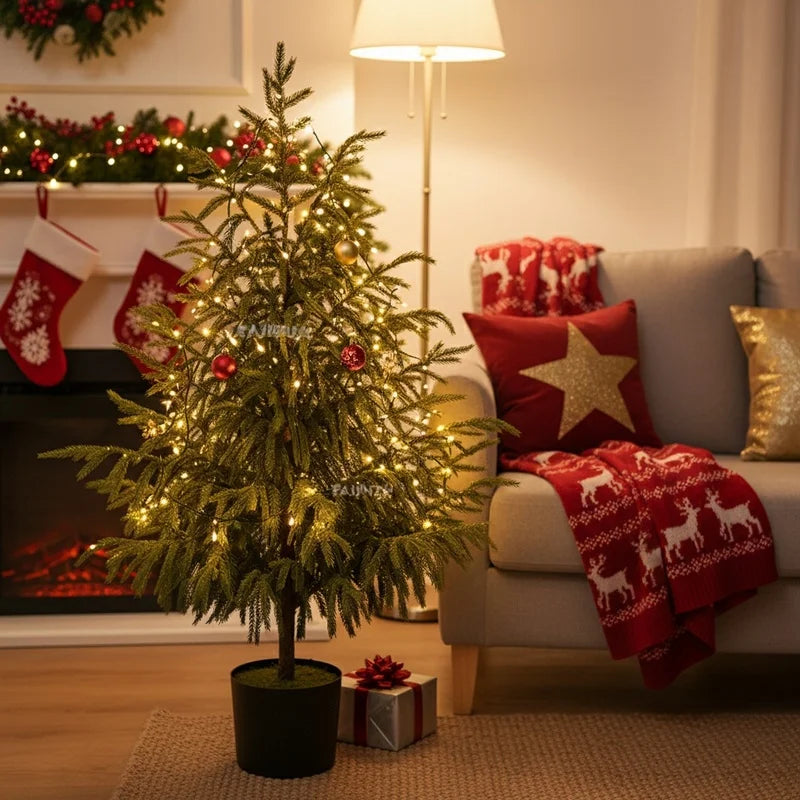 👉 Künstliches Weihnachtsgrün – Naturgetreuer Deko-Kiefernzweig