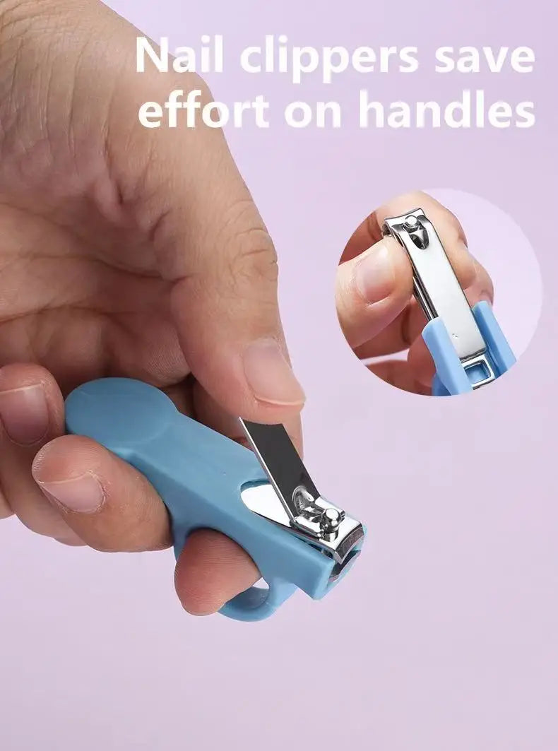 Baby-Pflegeset, BPA-frei, niedliches Design, Kamm, Bürste, Nagelknipser und Schere, sichere Pflegeutensilien für Neugeborene und Säuglinge