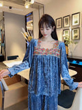 Winter Woman Pajamas New Warm Gold Velvet Sleepwear Set Spring Autumn Home Clothes Casual Nightwear Pijamas Women Pyjama Suit