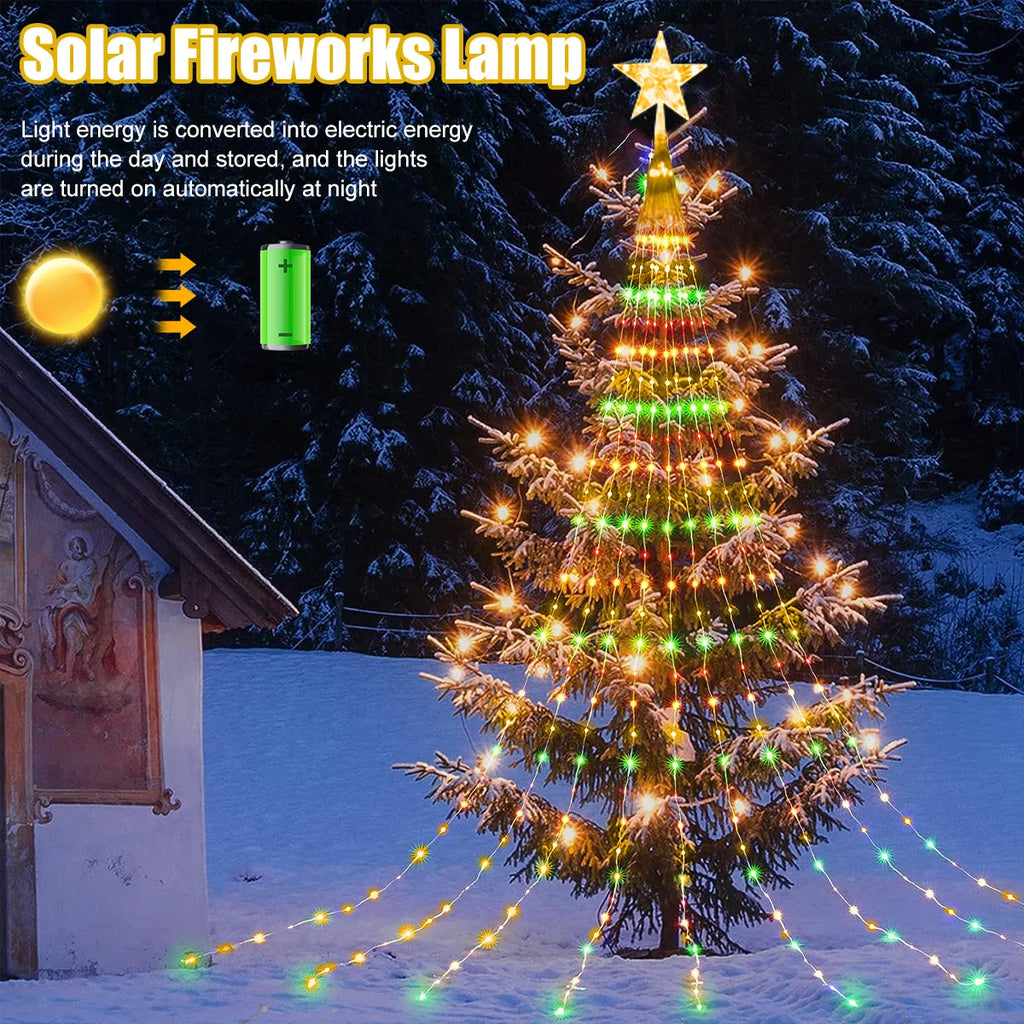 Christmas Decoration Solar String Lights 2/3M LED Star Fairy Lights Outdoor Waterproof Garden Decor Light for Wedding Holiday
