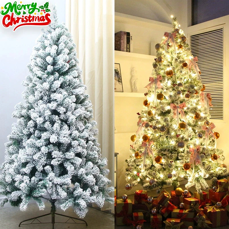 Weißer Polarschnee-Weihnachtsbaum – Elegante Winterpracht