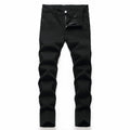 Jeans Boy denim pants Children Straight Pants Washed Distressed Mid Waist Pockets Ankle Length Trousers Big Kids Streetwear 2025