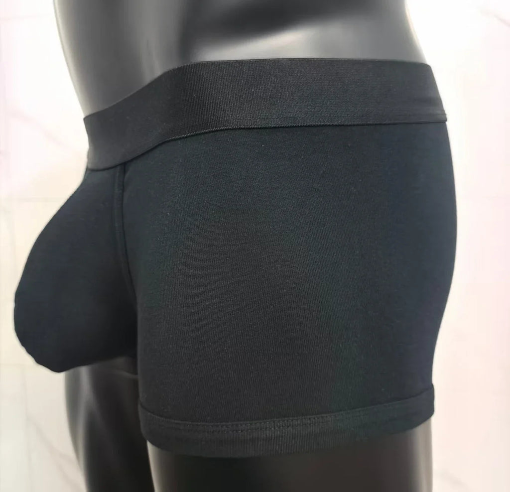 2026 New Mens Boxer Briefs with Large Pocket Cotton Breathable Sexy Underwear for Men Hot Sale Comfortable Pouch Underpants