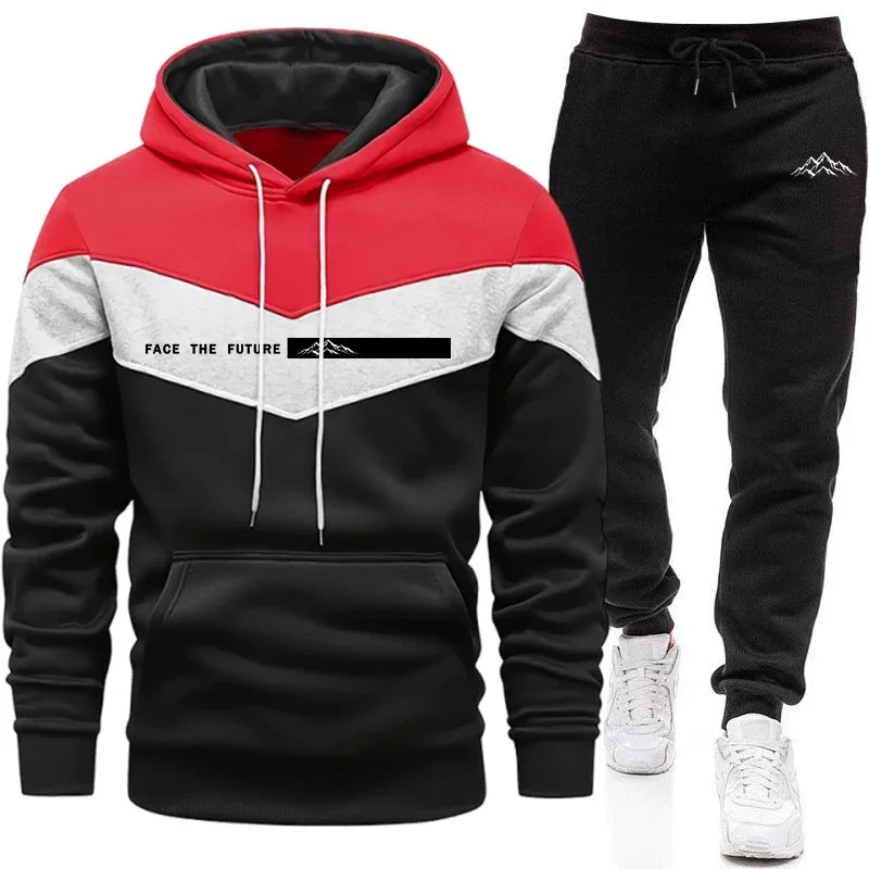 Tracksuit for Man Casual Hooded Sweatshirt Outdoors Sports Jogging Men's Clothing AutumnWinter Single Mix and Match Hoodie Pants