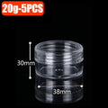 Clear Plastic Containers with Lids Portable Travel Empty Bottles Makeup Cosmetic Container Face Cream Lotion Storage Jars Box
