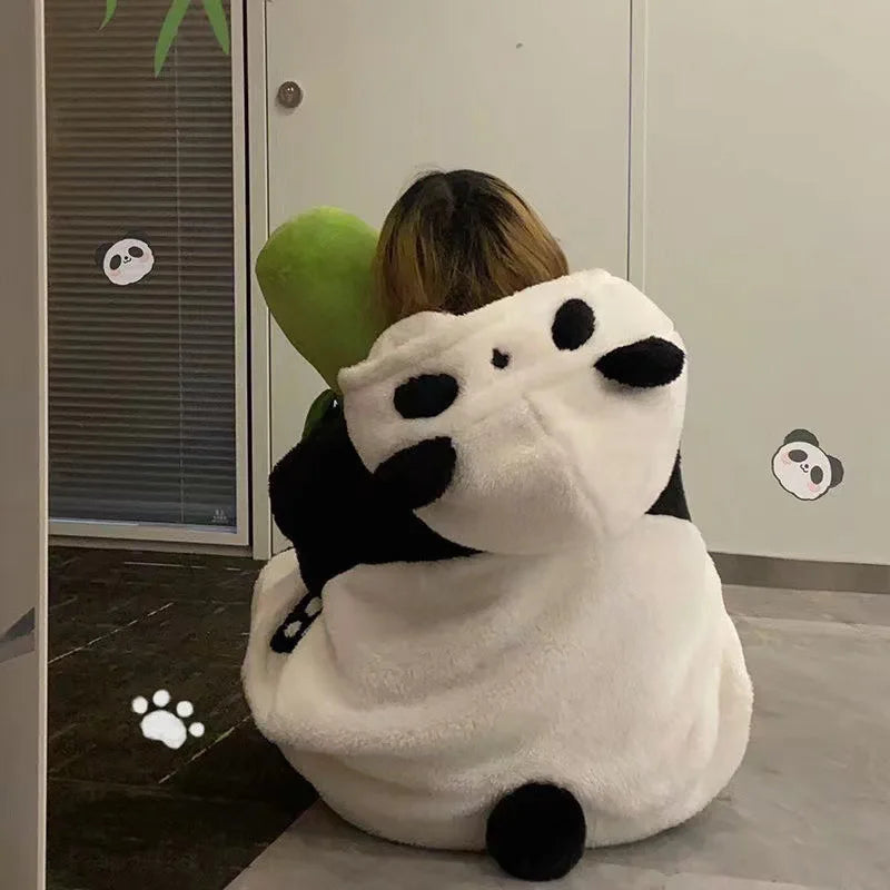 Anime Winter Unisex the Panda Robes Costumes Onesies Kigurumi Unicron Cosplay Pajamas Adult Pyjamas Animal Sleepwear Jumpsuit