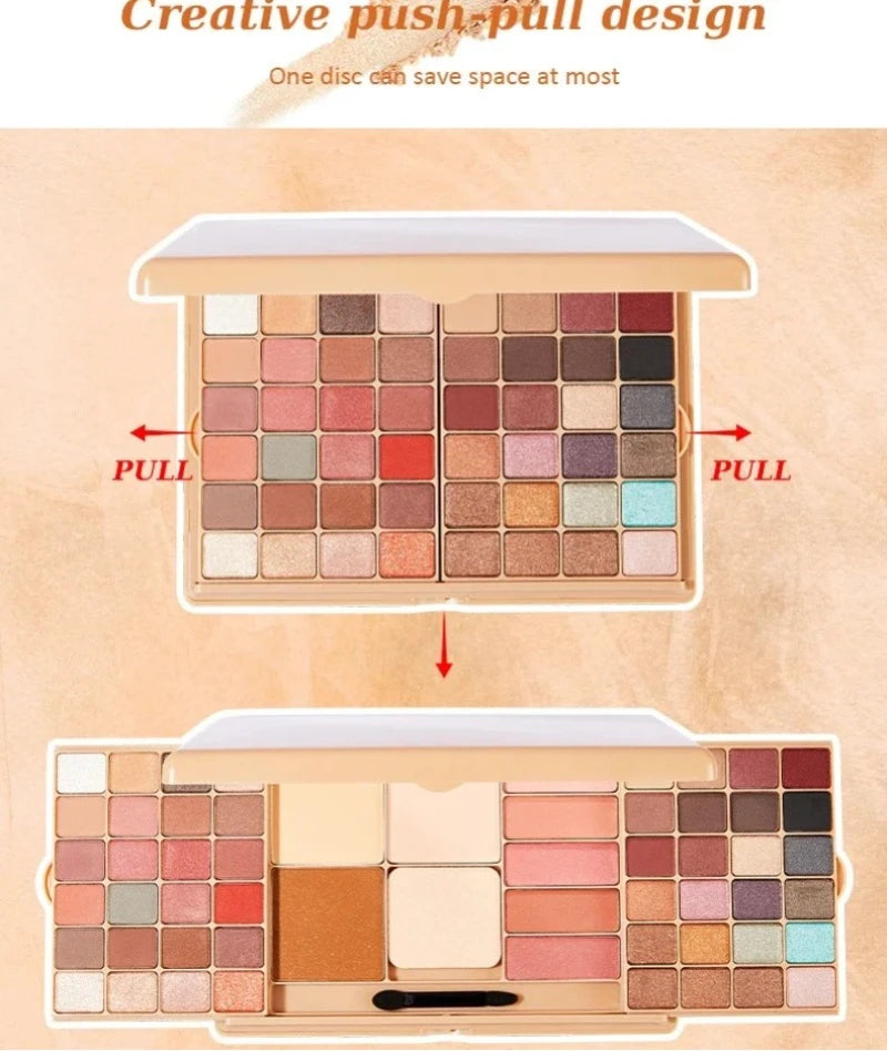 Makeup Kits Full Sets Box for Professional 48 Colors Glitter Eyeshadow Concealer Blush Powder Palette Cosmetic Gifts for Women's