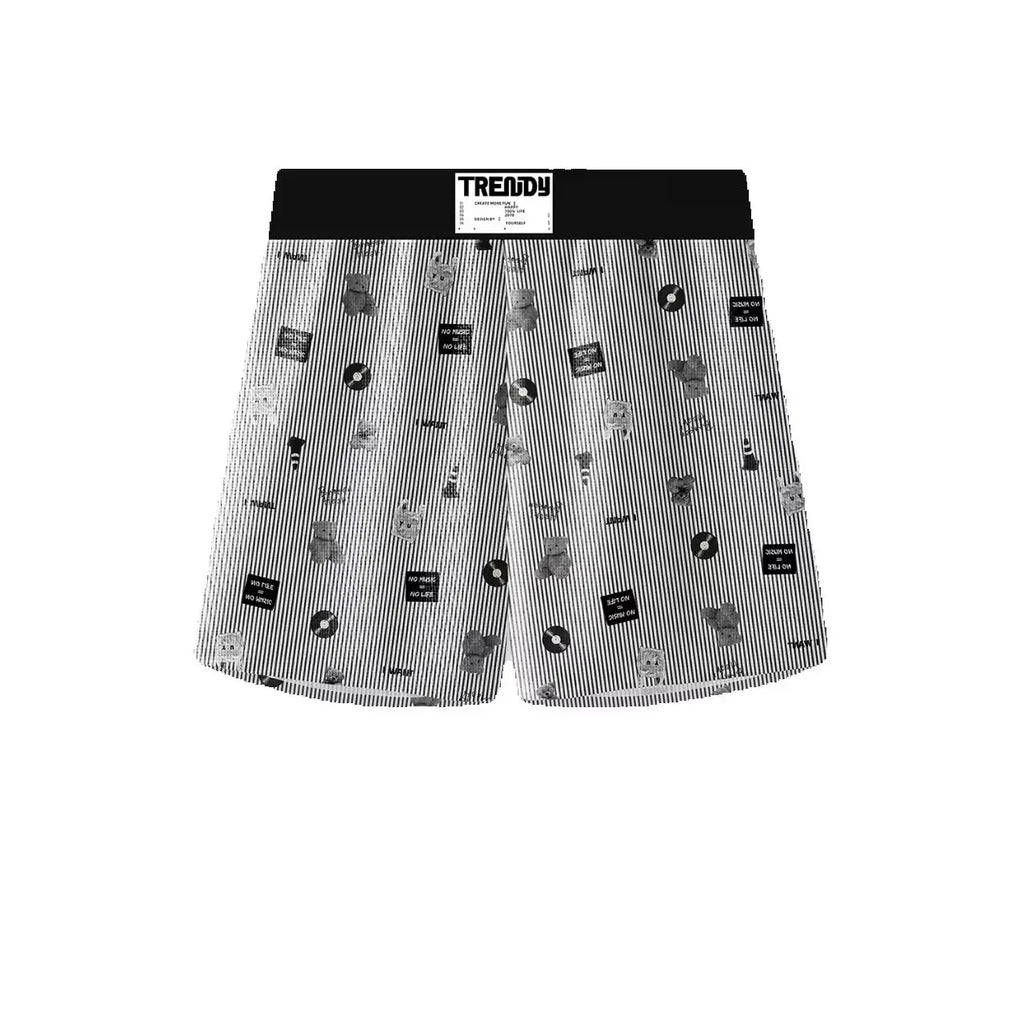 Men’s Boxer Briefs Breathable Soft Stretch Underwear High Elastic Comfortable Plain Color Shorts