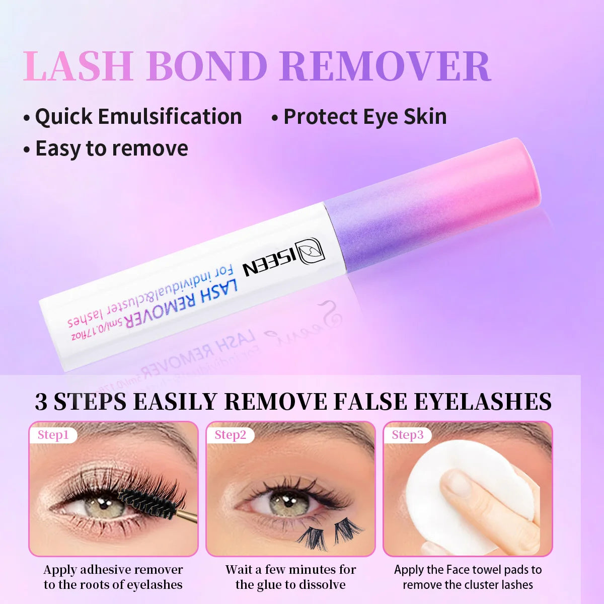 Lash Clusters Kit Eyelash Clusters Manga Fairy Individual Lashes Wispy Cluster Eyelash Extensions with Bond & Seal Lash Tweezer