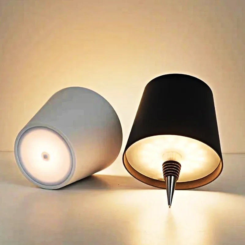 Kabellose LED Flaschenlicht-Tischlampe mit Touch