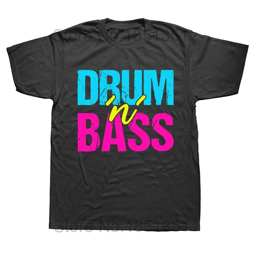 Techno Rave T Shirt Dj Electronic Dance Music Summer Graphic Cotton Streetwear Short Sleeve Birthday Gifts T-shirt Mens Clothing