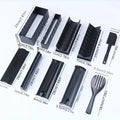 1 Set Sushi Making Kit Sushi Maker 10 Pcs Plastic Premium set Sushi Tool Set Sushi Rice Roll Mold Shapes Festival gifts