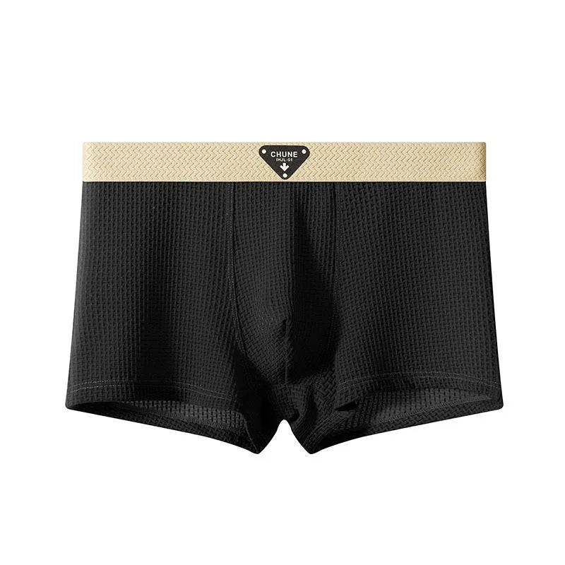 Men's Boxer Briefs | Breathable Mesh Lining & Anatomical Support, 3-Pack for Daily Comfort & Active Lifestyles M-4XL