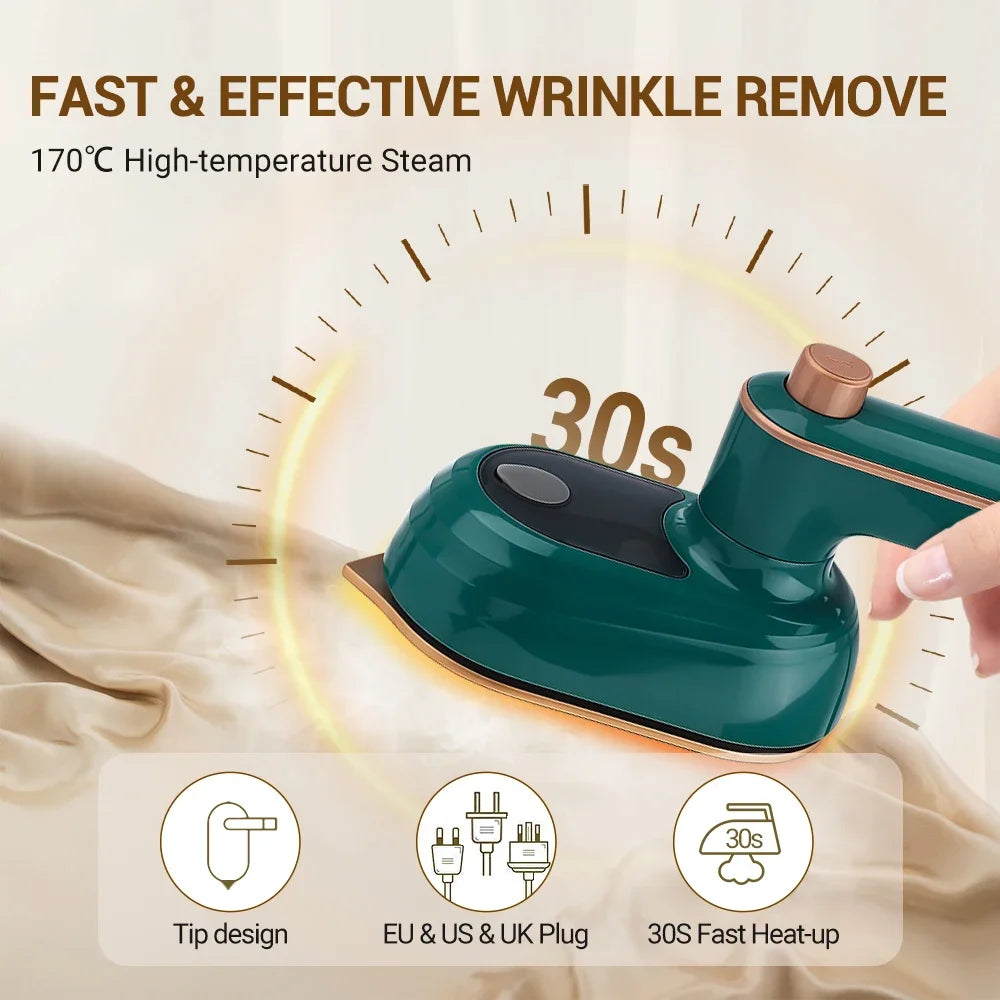 Mini Dampfglätter Dampfbügeleisen Handheld Tragbar Zuhause Reisen Für Kleidung Bügeln Nass Trocken Bügelmaschine Haushaltsgerät