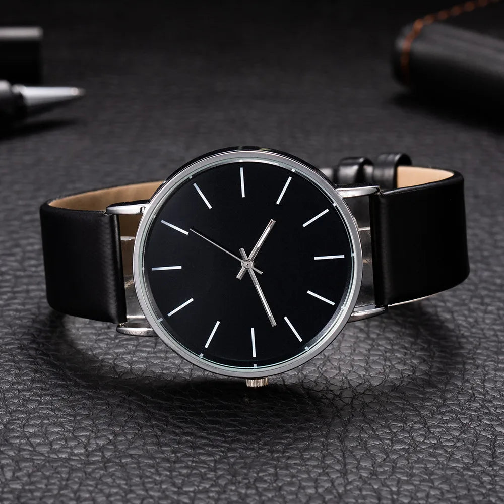 Minimalist Women Watch Fashion Ultra Thin Metal Analog Quartz Ladies Wristwatch Leather Belt Casual Business Female Clock Reloj