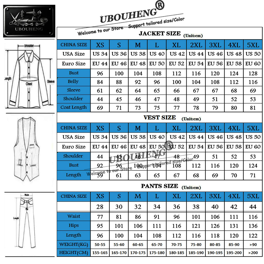 Man Ceremony Suit Set For Wedding Black Stones Beaded Jacket Pants 2 Pieces Single Breasted Groom Tuxedo Customized Male Clothes