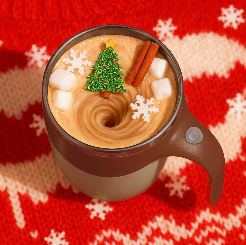 Automatic Stirring Cup Mug Rechargeable Portable Coffee Electric Stirring Stainless Steel Rotating Magnetic Home Drinking Tools