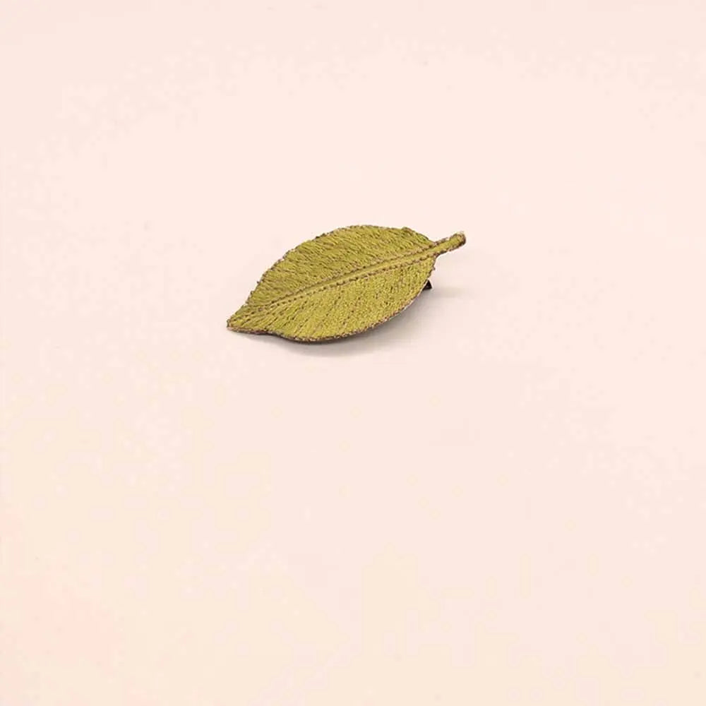 Cute Hair Accessories Girls Hair Holder Gift  Side Clip Knitted Barrette Women's Hairpin Leaf Hair Clip Korean Style