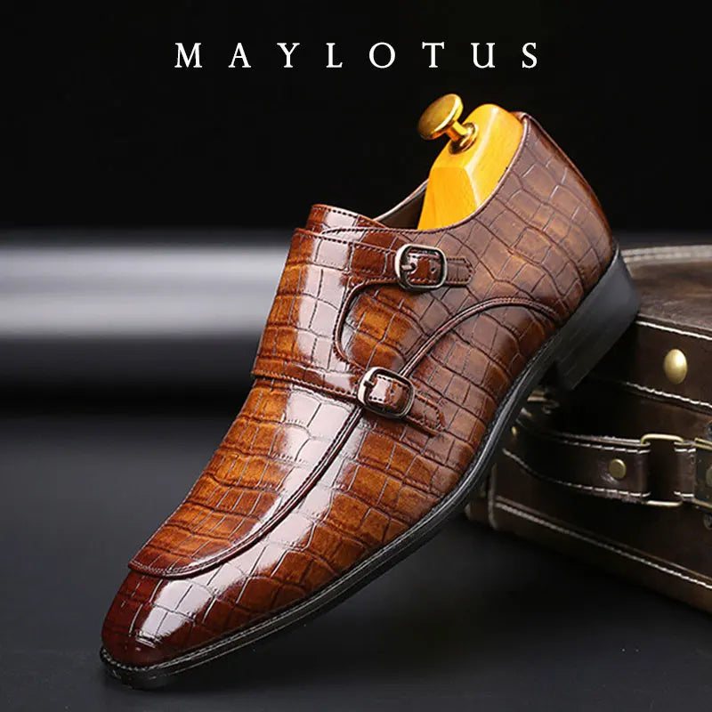 Dress Shoes Men Oxfords Fashion Business Office Men's Shoes Classic Luxury Leather Male Suits Shoes Italian Wedding Shoe