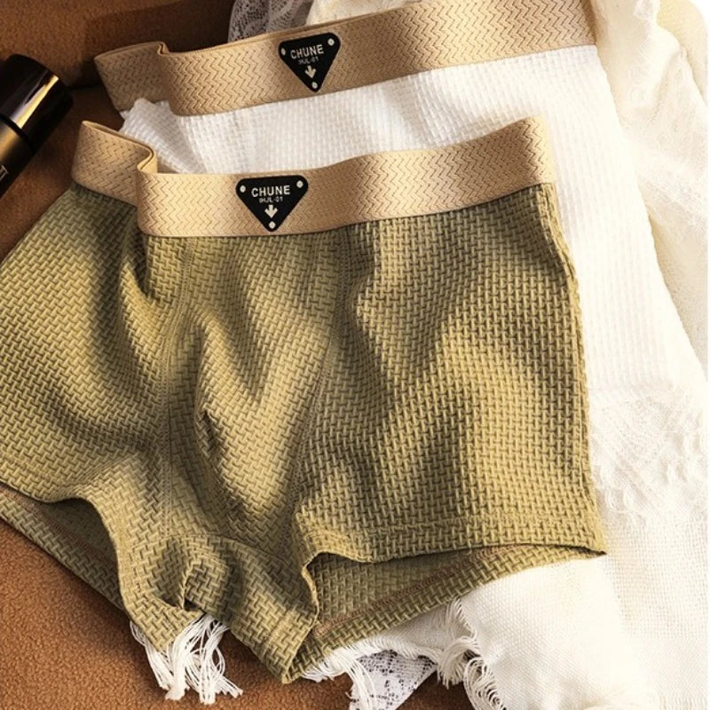 Men's Boxer Briefs | Breathable Mesh Lining & Anatomical Support, 3-Pack for Daily Comfort & Active Lifestyles M-4XL