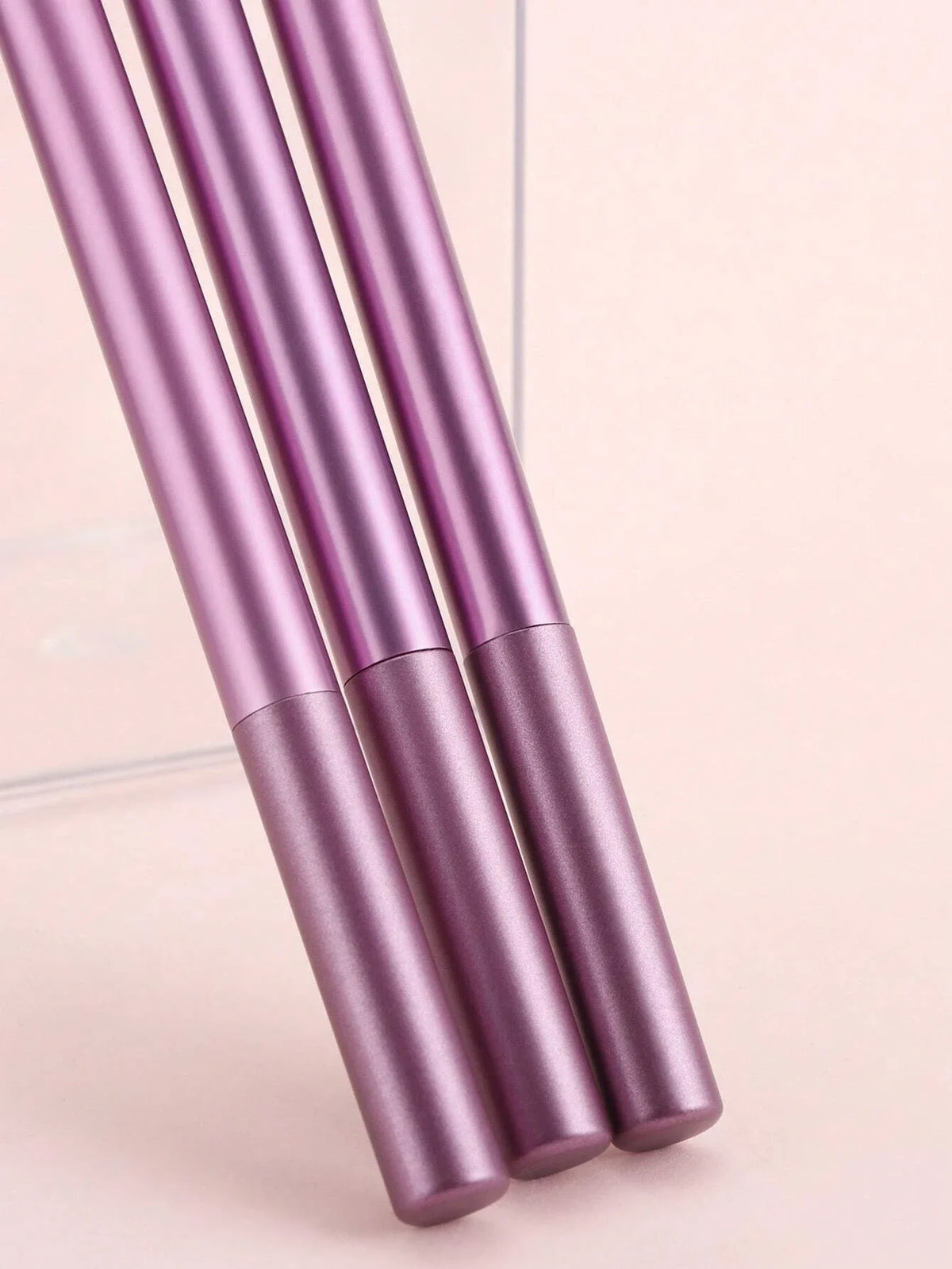 3pcs Makeup Brush Set Including Highlight Brush, Eyeshadow Brush & Concealer Brush, Tools In Gift Box