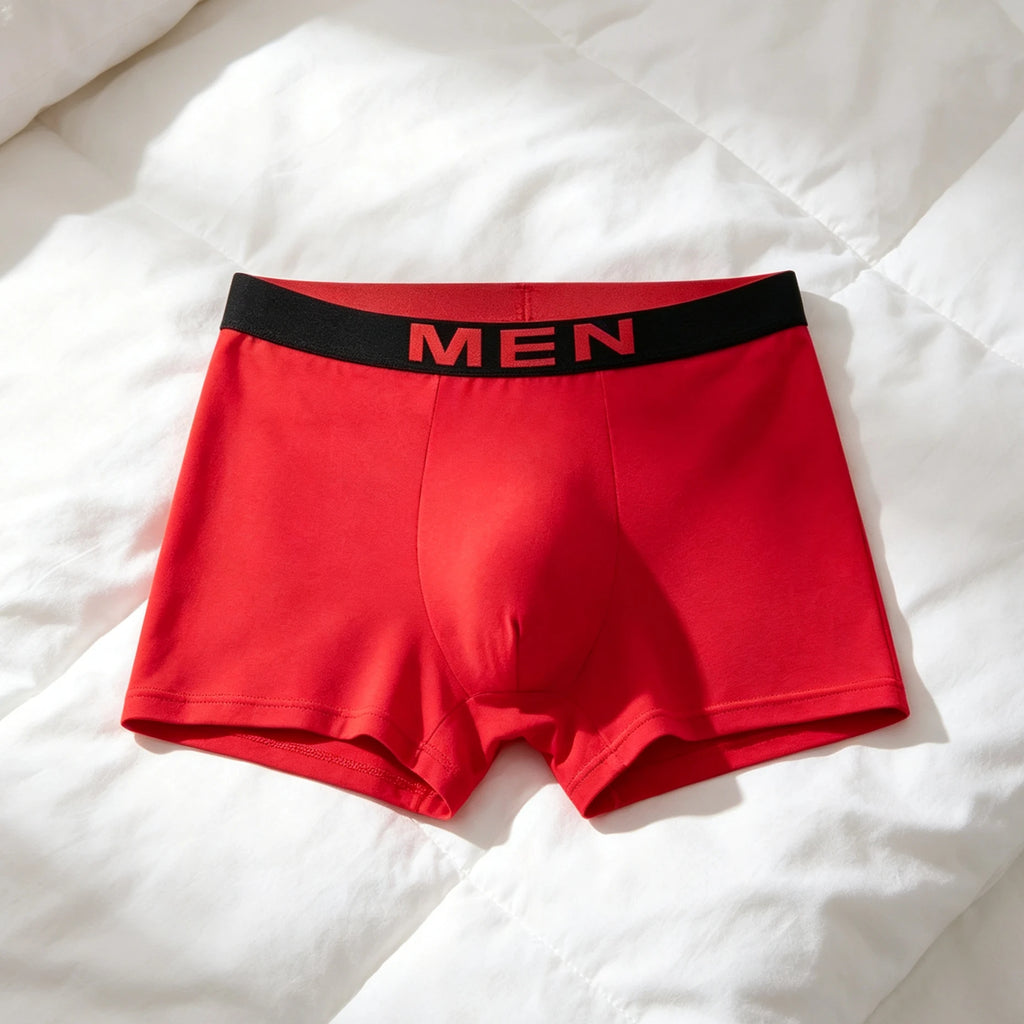 1/3 Pcs Set Men Boxer Briefs MEN Printed Elastic Waistband Soft Comfort Breathable Underwear for Daily Office Gym Casual Wear
