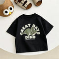 Kids Summer Clothes Short-sleeved Tops Cartoon Printed TShirt Cotton Wear Loose Casual Sports TShirt Thin All-match Pullovers