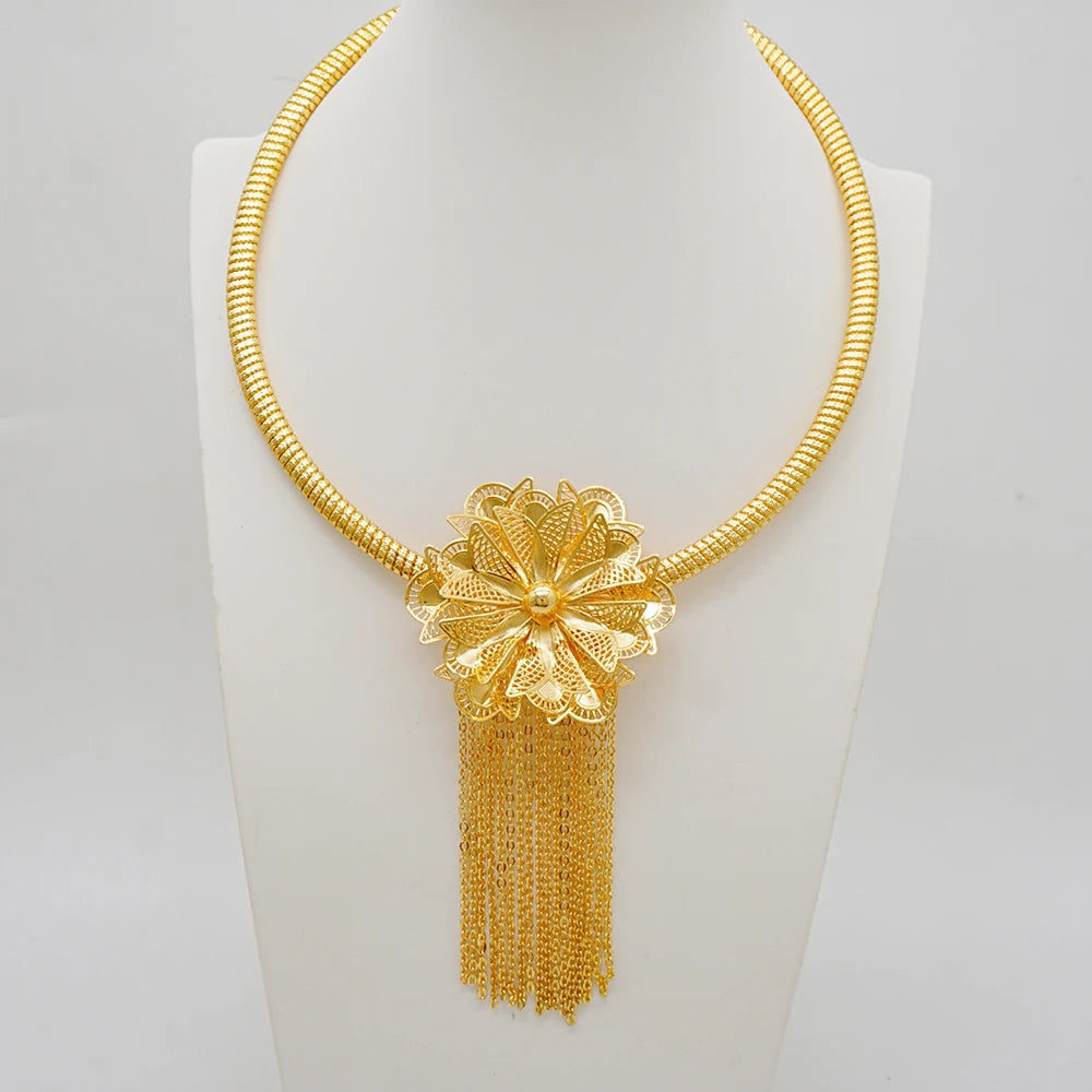 Fashion Jewelry Sets for Women Earrings And Necklace Set Stylish And Elegant Accessory Combo