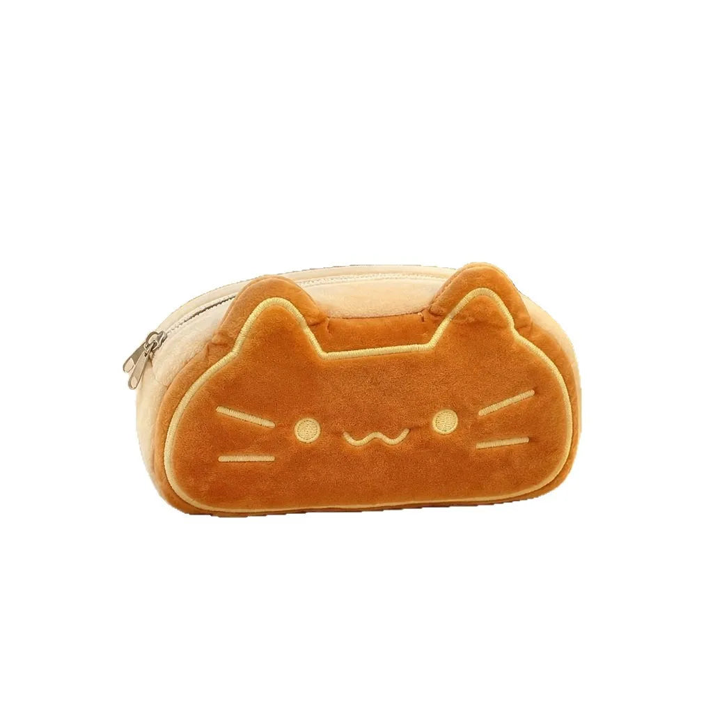 Kawaii Katzen-Federmäppchen aus Plüsch