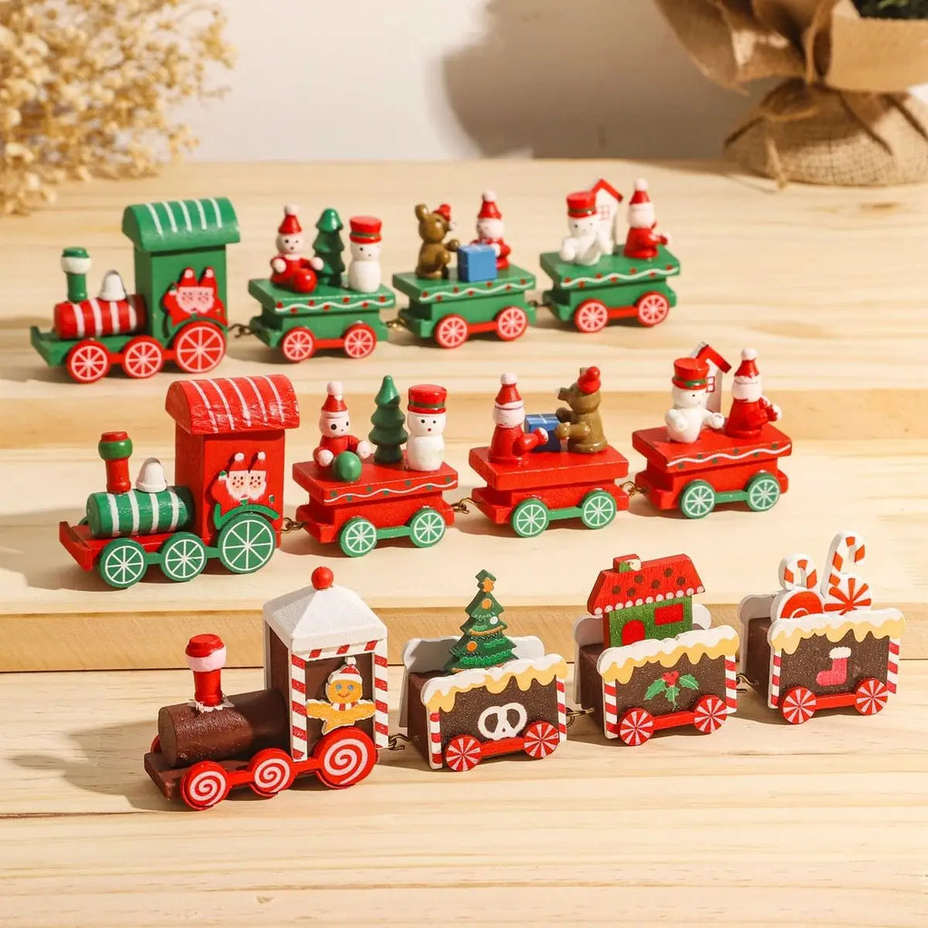 Christmas Train Merry Christmas Decorations For Home 2026 Cristmas Ornament Xmas Navidad Noel Gifts Happy New Year 2026 Gifts